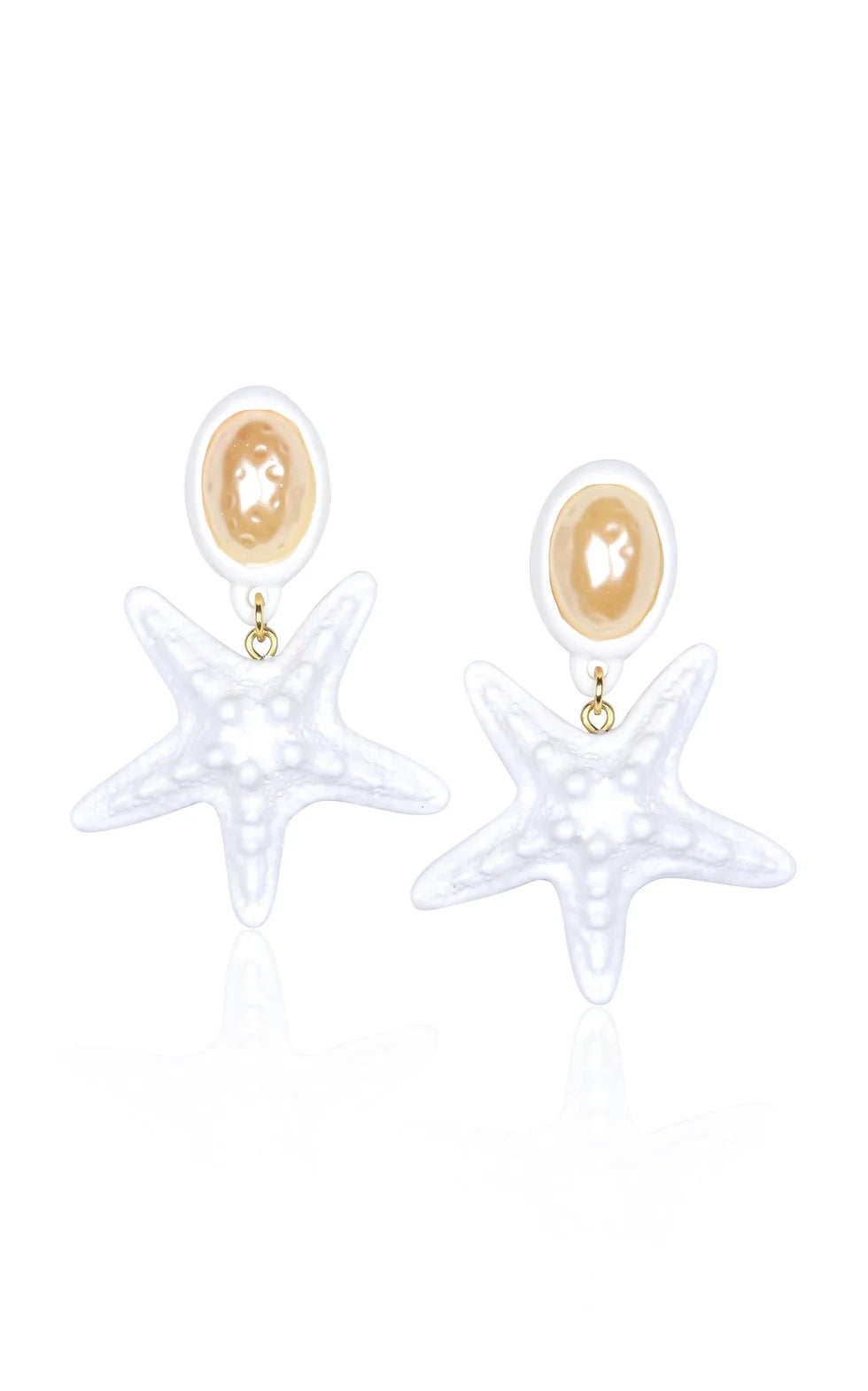 Aretes Riviera Queen White