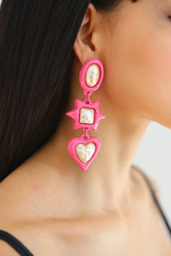 Aretes Foxy Brown Pink