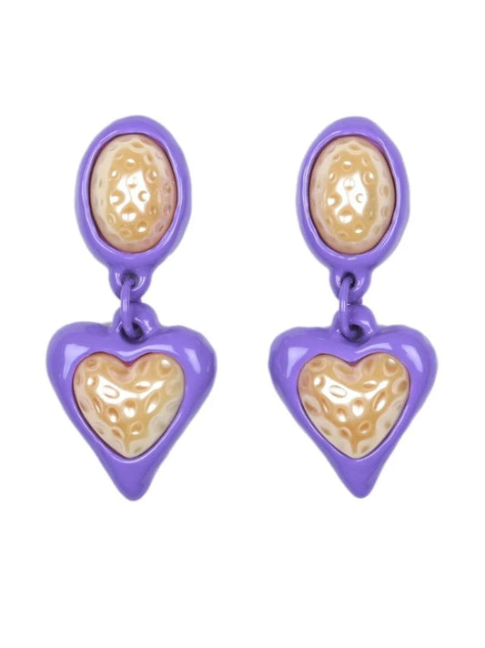 Aretes Night Fever Purple