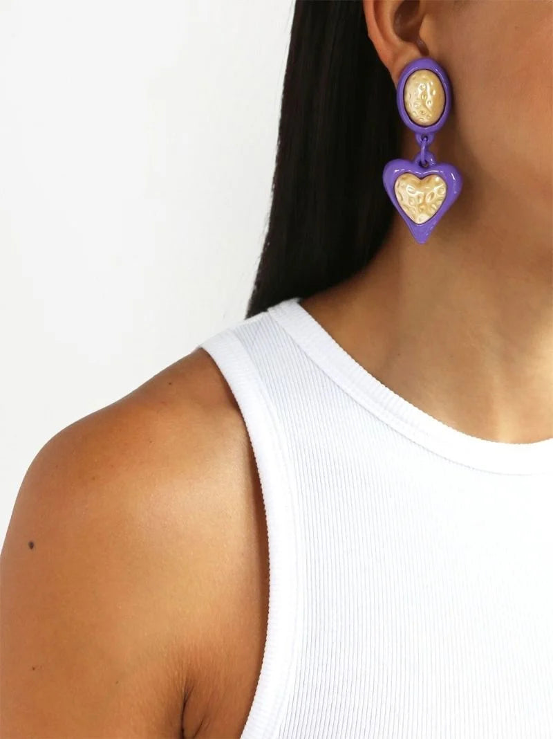 Aretes Night Fever Purple