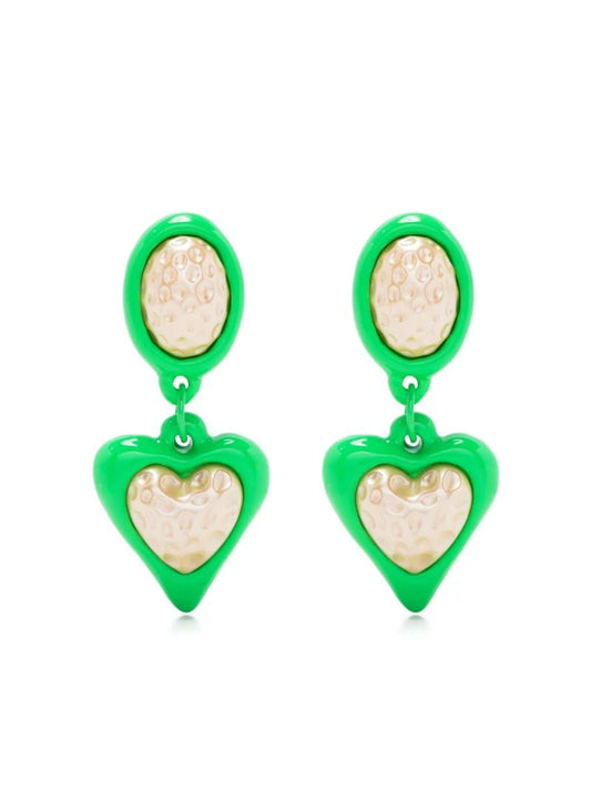 Aretes Night Fever Green